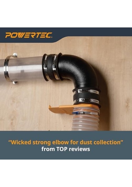 70105 Açılı Toz Hortumu Bağlantısı, 10,2 Cm, 90 Derece Açı, Siyah fiyatları