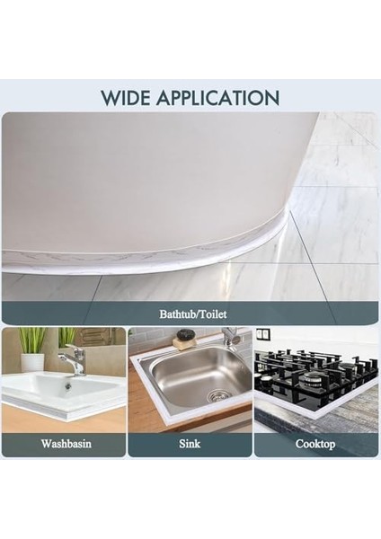 Kendinden Yapışkanlı Sızdırmazlık Bandı, 2 Rulo 3,8 cm x 3,2 M Çarpışma Önleyici Su Geçirmez Sızdırmazlık Bandı, Pvc Kendinden Yapışkanlı Sızdırmazlık Bandı, Yapışkanlı Sızdırmazlık Bandı modelleri