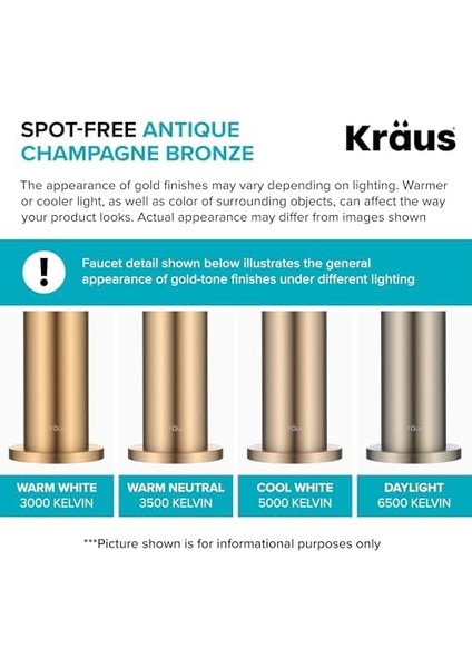 Oletto Tek Saplı Mutfak Bar Musluğu Quickdock Üst Montaj Montaj Montajı Spot Içermez Antika Şampanya Bronz, KPF-2600SFACB fiyatları