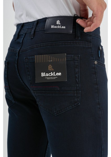 Erkek Regular Fit Rahat Kesim Esnek Likralı Örme Jeans