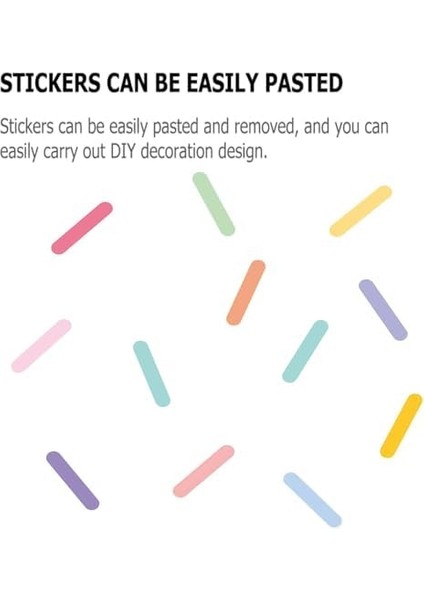 Çocuklar Için Duvar Çıkartmaları, 8 Sayfa Dıy Ev Dekorasyon Çocuk Duvar Stickerları, Çıkarılabilir Renkli Duvar Çıkartmaları, Çocuk Odası Oturma Odası Oyun Odası Için Duvar Stickerları (Kalp)