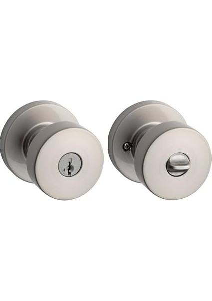 740 Psk Rdt 15S Pismo Anahtarlı Giriş Kapısı Topuzu, Akıllı Anahtar Güvenliği, Nikel, Yuvarlak fiyatları