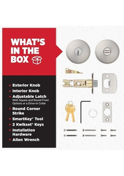 740 Psk Rdt 15S Pismo Anahtarlı Giriş Kapısı Topuzu, Akıllı Anahtar Güvenliği, Nikel, Yuvarlak modelleri