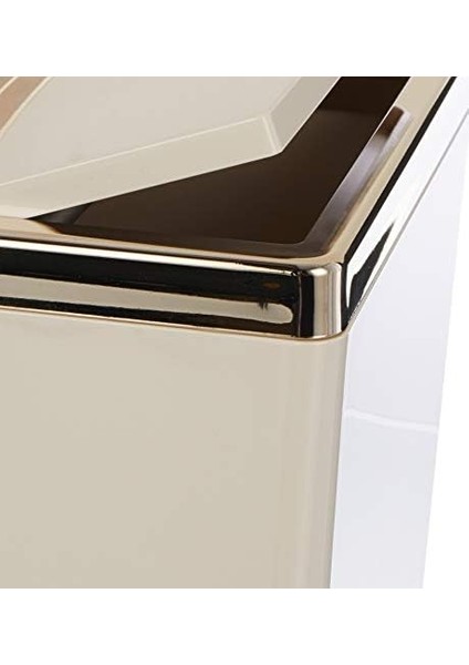 Çöp Kovası 6 Lt Bej Altın