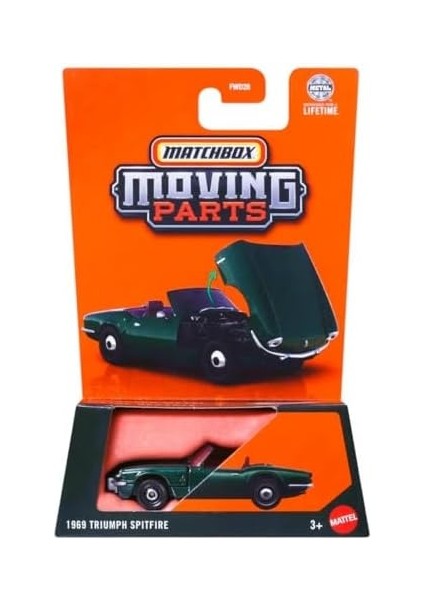 Matchbox 2025 1:64 Arabalar 1969 Trıumph Spıtfıre JBW99 modelleri