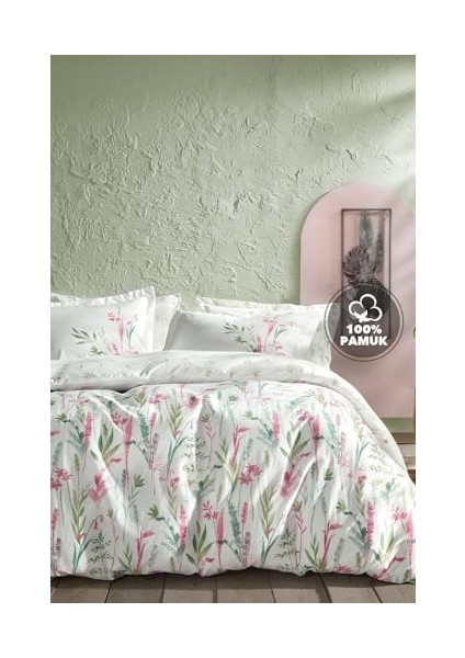 Hana Çift Kişilik Nevresim Takımı Pembe fiyatları