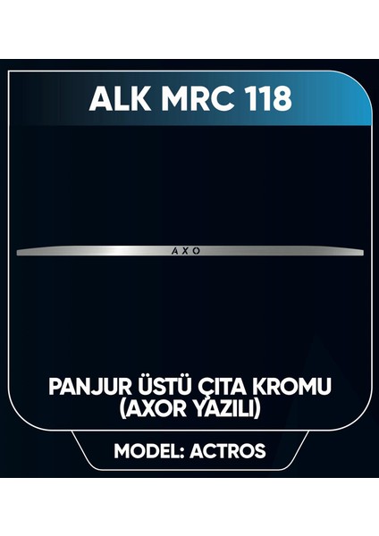 axor ön göğüs çıtası nikelajı