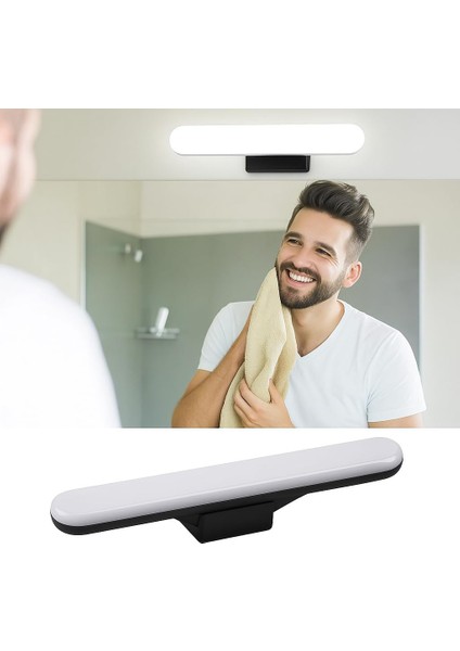 30CM Mıknatıslı Kablosuz LED Lamba – USB Şarjlı, 5W 32 Led, Dokunmatik Renk Değişimi, 6500K-4000K-3200K, Işıldak Aplik Makyaj Tıraş Mutfak Dolap Işığı Hero LED (Siyah) fiyatları