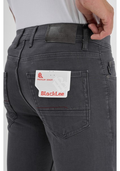 Erkek Regular Fit Rahat Kesim Esnek Likralı Örme Jeans