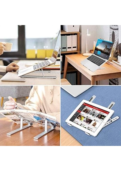 HT-119 Katlanır Laptop ve Tablet Standı, Siyah fiyatları