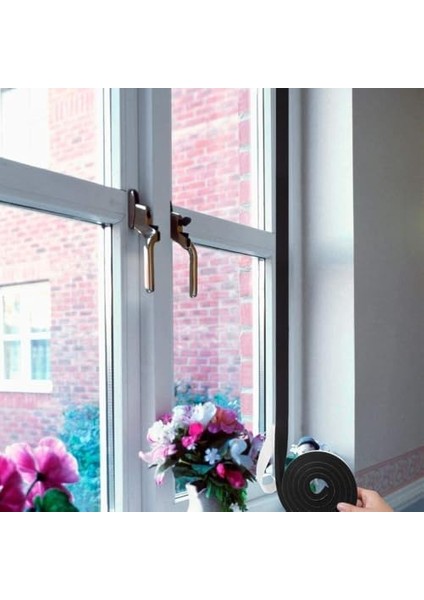 Köpük Yalıtım Bandı, Ses Yalıtımlı Şok Emici Kapı Hava Geçirmez Şerit, Kendinden Yapışkanlı Kapı Pencere Contası, Ev Için Hava Akımı Önleyici Klima Şeridi (Her Biri 1m Uzunluğunda 8 Rulo) fiyatları