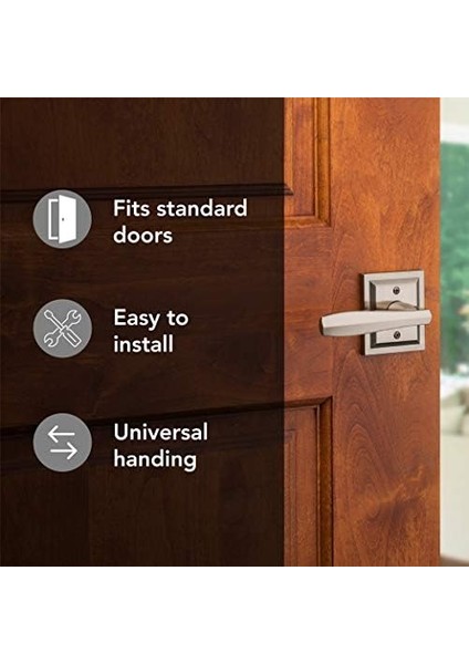 Torrey Yarım Kukla Kapı Sağ El Kolu, Dolap Için Dönmeyen Kapı Kolu, Fransız Kapısı, Mikroban Korumalı Nikel