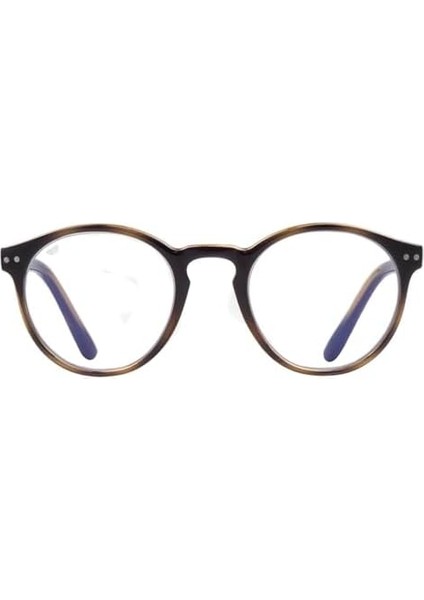 Mavi Işık Engelleyici Dinlendirici Bilgisayar Gözlüğü | Genç Yetişkin | Erkek Kadın Üniseks | Yuvarlak Tam Çerçeveli Grilamid TR90 | Mavi Işık, Uv, Parlama Önleyici Filtre Olw 1827-DM05