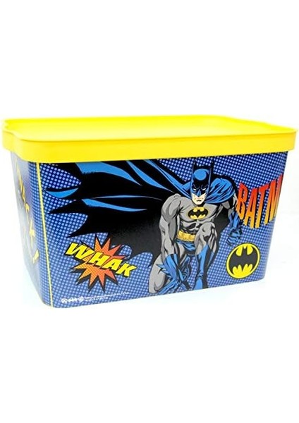 Lisanslı 24 Litre Hazneli Kapaklı Oyuncak Kutusu ve Organizatör