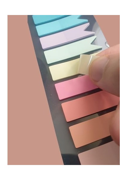 Ezoshop Sticky Notes Şeffaf Renkli Yapışkan Not Kağıtları Flama fiyatları