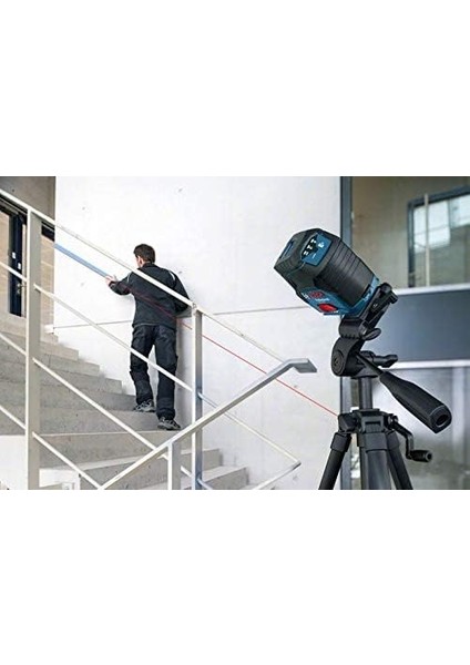 Professional Gcl 2-50 Çapraz Çizgi Lazeri, 50 Metre, Lr6 Lazer Alıcı, Mavi