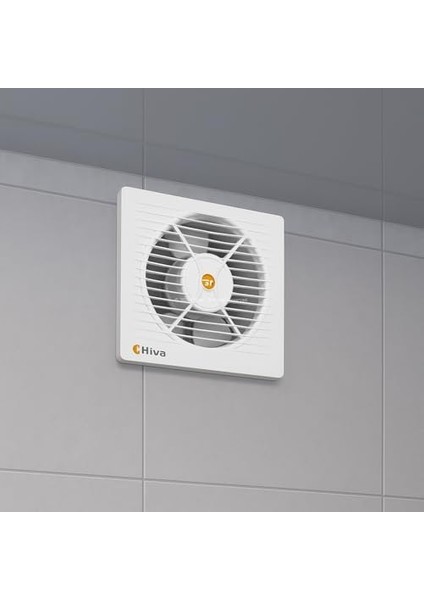 Hiva Banyo ve Tuvalet Aspiratörü, 280 M³/h Debi, 45 Db Sessiz, 20 W Enerji, Ipx4 Su Sıçrama Korumalı, 230 V, 50 Hz, Duvar Tavan Uyumlu, Dekoratif, 150 mm Çap, Beyaz Havalandırma Fanı modelleri