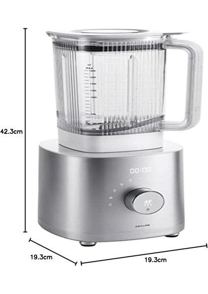 Enfinigy Yüksek Performanslı Blender, 1600 Watt, 1,8 L, 6 Otomatik Program, Gümüş, Damga Dahil modelleri