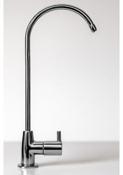 Arıtma Musluğu, Paslanmaz Çelik, 26 cm, Boyun, Tek Kollu, Krom Kaplama, 360° Döner, Lüx Su Armatürü modelleri