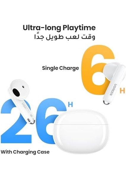 Ugreen Hitune H5 Kablosuz Kulak Içi Kulaklık, Beyaz modelleri