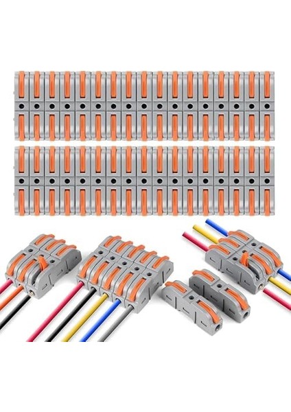 Konnektör Terminali, 34 Parça Kollu Tel Konnektörler, Spl-1 Elektrik Konnektörleri, Kompakt Tel Konnektörü, Devre Için Alev Geciktirici Terminal Blokları 28-12 Awg fiyatları