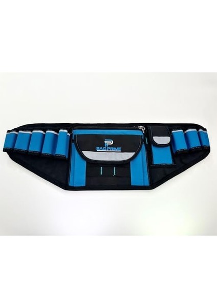 Usta Işi Bel Takım Çantası - Ayarlanabilir Kemer Özellikli - Elektrikçi, Inşaat ve Günlük Iş Kullanımına Uygun - Reflektörlü ve 14 Bölmeli modelleri