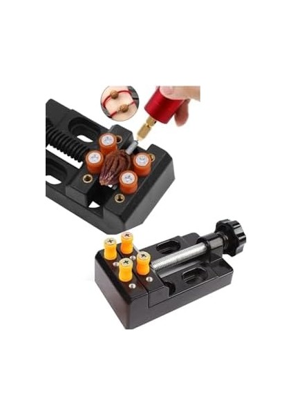 Alüminyum Gövde El Mengene Kelepçe Tezgah Mengenesi Sabitleme El Kıskaç Klips Aparatlı