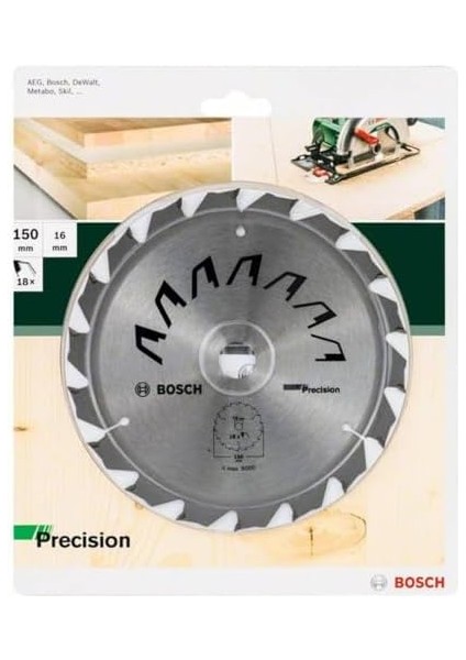 And 2609256D62 Dairesel Testere Bıçağı (Ahşap, Dış Çap: 150 Mm, Delik: 16 Mm, Dairesel Testereler Için Aksesuar) modelleri