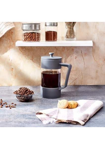 Doppio Grey French Press 1000 ml