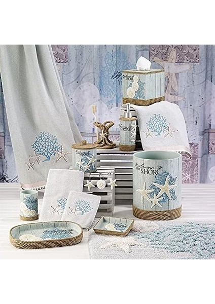 Countertop Beachcomber Pamuk, Kapalı Kavanoz, Çok Renkli