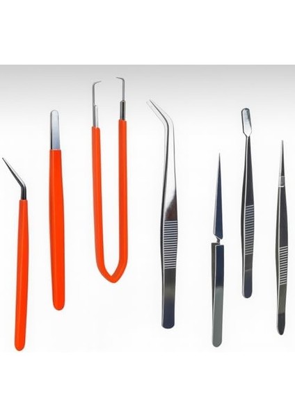 7’li Profesyonel Cımbız Seti – Hassas Işler, Elektronik, Model ve Güzellik Kullanımı Için fiyatları