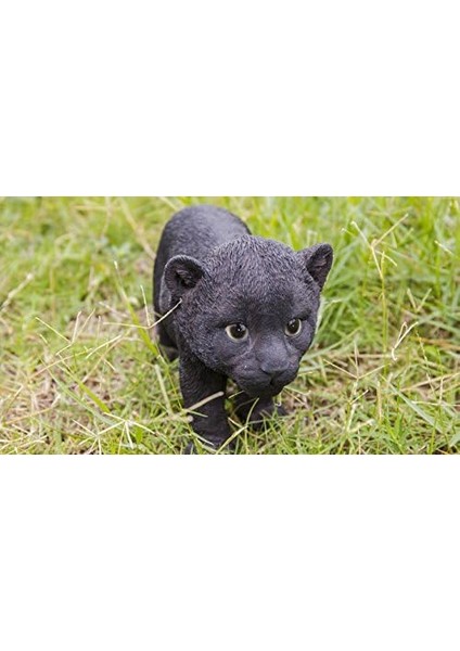 Runadı Hi- Hediye 87696-B Kara Panter Yavrusu Heykeli