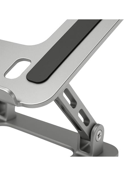 Npo NVR-5035 Açı Ayarlı Ergonomik Özel 17" Masaüstü Notebook Stand Gümüş Gri