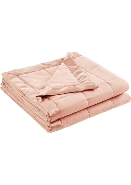 Hafif Mikrofiber Battaniye, Lüks Dikiş, Saten Bağlama, Vurgulu, 3m Scotchguard Kılıf, Kir Tutmaz, Hipoalerjenik, Tüm Mevsimler Için, Standart Beden, Tam/kraliçe Windom Blush