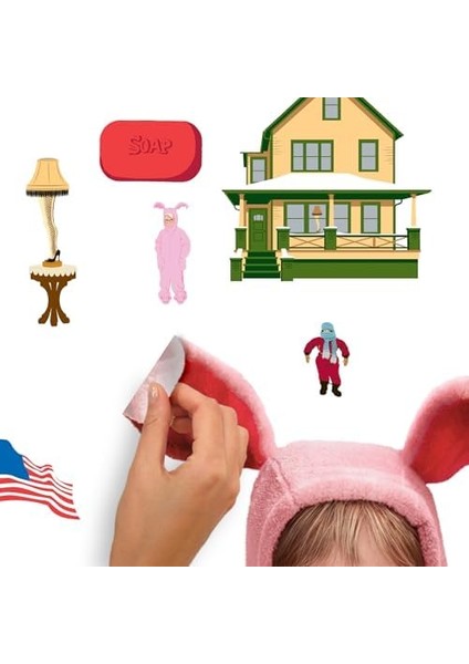 A Christmas Ralphie Suit Dev Duvar Çıkartmaları modelleri