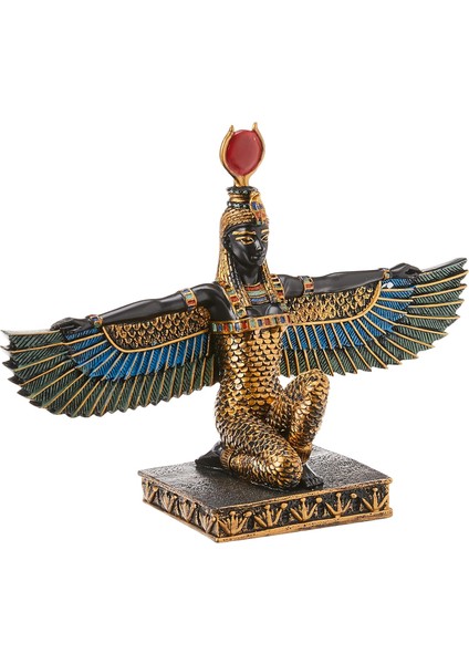Isis, Güzellik Tanrıçası Mısır Dekoratif Heykel, Poliresin, Tam Renkli, 23 cm fiyatları