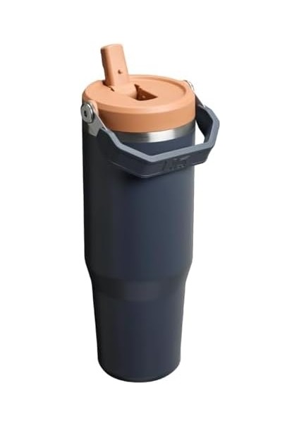 Iceflow Flip Straw Tumbler Pipetli Termos Bardak, Lacivert (Twilight), 0.89 Litre modelleri