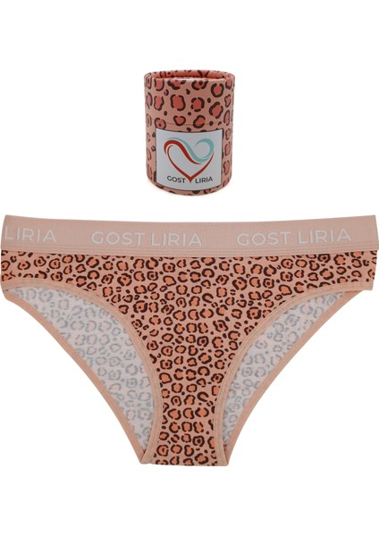 Gost Liria- Leopard Desenli Kadın Slip Külot