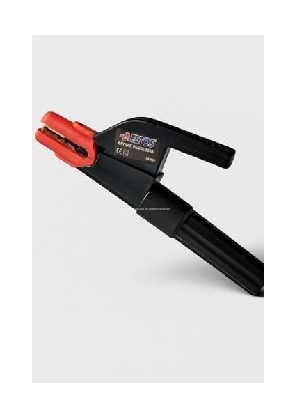 Bakalit Kaynak, 500 A, Aşırı Isınmaya Dayanıklı Bakalit Gövde, Elektrod Tutucu, Çok Açılı Kaynak Için Uyumlu, Koruyucu Çeneli, Kaynak Şase Pensesi, Hızlı Iletkenlik, BKP500