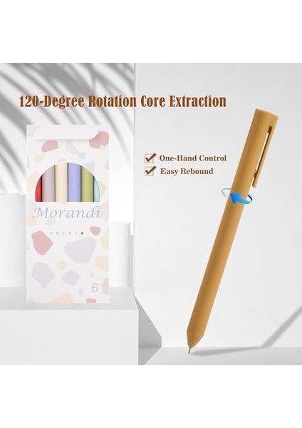 Hızlı Kuruyan Mürekkepli Kalemler, 6&apos;lı Paket 0.5mm Renkli Jel Kalemler, Hızlı Kuruyan Jel Mürekkepli Kalemler, 6 Renk Ince Uçlu Akıcı Yazı Kalemleri fiyatları