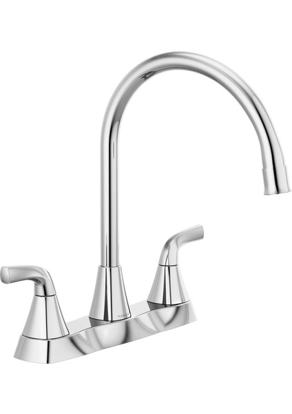 P2935LF Parkwood Iki Saplı Mutfak Bataryası Güverte Montajı, Krom