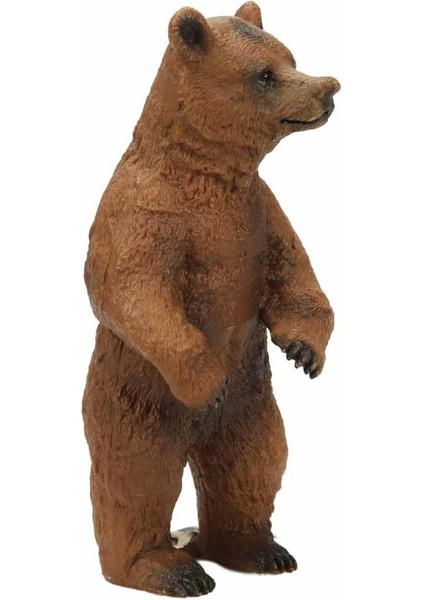 Crazoo Figür Vahşi Ayakta Boz Ayı 10,5 cm