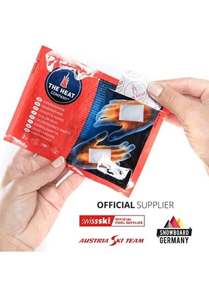The Heat Company El Isıtıcı – 10 Veya 40 Çift – Ekstra Sıcak – Cep Isıtıcı Isıtıcı Pedler – Parmak Isıtıcı: 12 Saat Sıcak Eller – Hava ile Etkinleşir