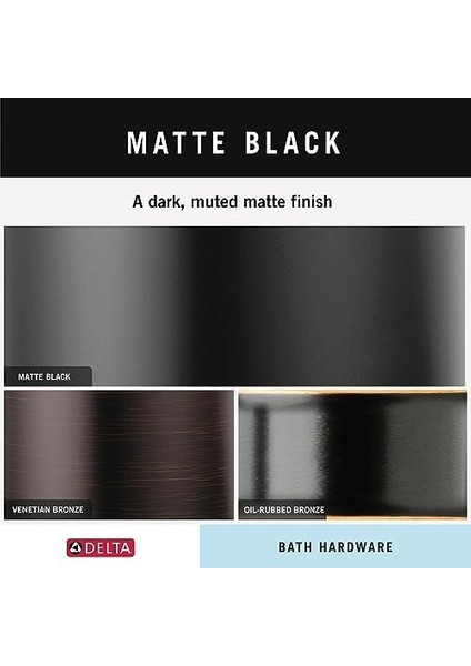 NIC46-MB Nicoli Duvara Monte Kare Kapalı Havlu Halkası Banyo Donanımı Aksesuarı Mat Siyah modelleri