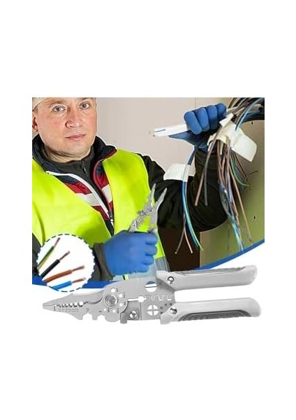 Çok Fonksiyonlu Tel Sıyırıcı Elektrikçiler Için Profesyonel Kablo Kesme Sıyırma Bükme Aleti fiyatları