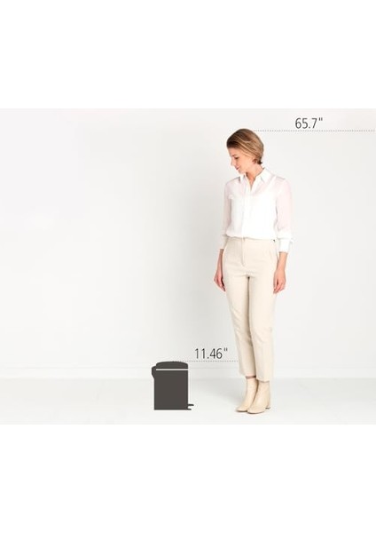 Pedallı Çöp Kovası Newıcon, 5 Litre