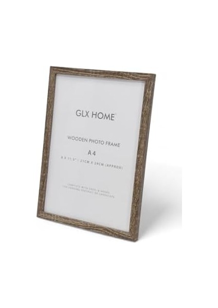 Ahşap Resim Çerçevesi 4&apos;lü Set Halinde 21 x 29 cm (A-4) Boyutunda