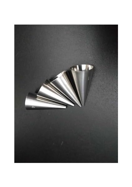 Giderioss 1-2 - 3-4 Numara Krema Sıkma Yazı Duy Uçları Paslanmaz Yazı Yazma Krema Sıkma Duy Uç Seti 3 Cm, Gümüş fiyatları