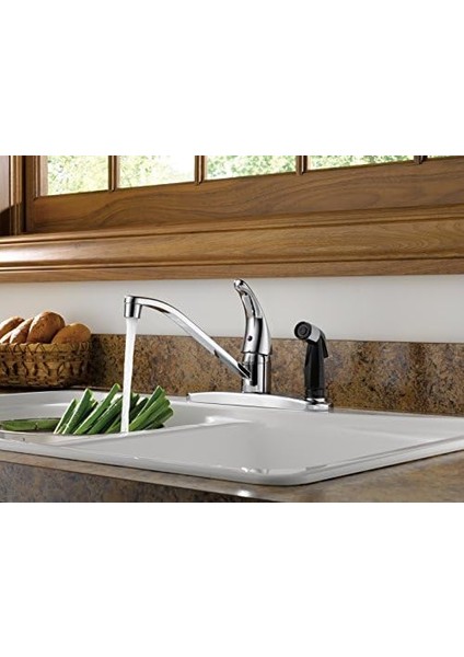 Entegre Yan Püskürtücülü Tek Kolu Evye Bataryası, Krom P114LF fiyatları