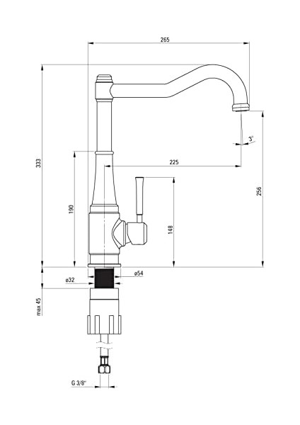 Tamızo Siyahmutfak Bataryası
